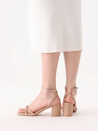 Strappy Heels for Women Block Chunky Heels Open Square Toe Ankle Strap Buckle Sandals dress party shoes4