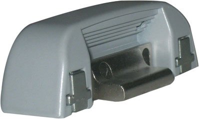 Iseo – Gacha Única Regulable Para Perfil Aluminio-Color Aluminio – Acabado: Negro