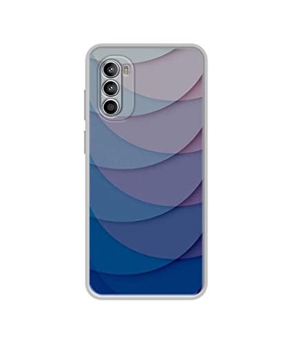 Image of Waves Pattern Print Design Printed Silicon Soft TPU Back Case Cover for Motorola Moto G52 4G / Moto G82 5G
