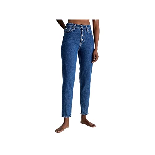 Jean mom Calvin Klein femme cheville haute silhouette sculptée confort