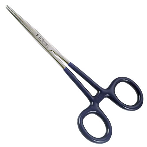 Hämostat-Pinzette, selbstsichernd, für Puppenherstellung, Haustierpflege, Haarzieher, Angelwerkzeuge, Heimwerker, Hobbys und kreative Kunst, Carft-Werkzeuge, PTL® (gerade)