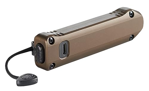 Image of Streamlight 88813 Wedge XT 500-Lumen 1,900-Candela Flat Everyday Carry Flashlight, Includes USB-Cable and Pocket Lanyard, Coyote