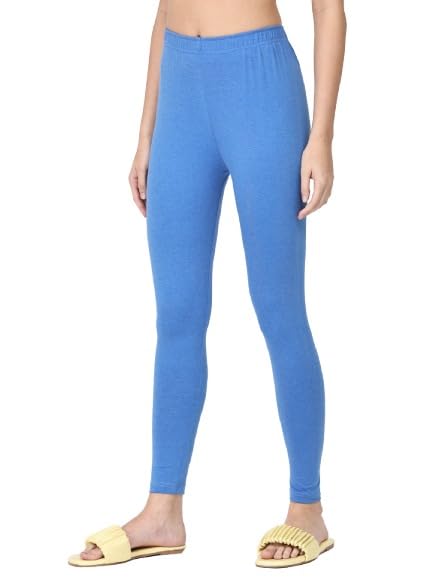 Image of Robinbosky Premium Stretchable Cotton Ankle Legging for Women | Suitable for Formal wear & Casual wear | High-End Elastic Makes The Leggings Squat Proof and Durable for Travel, Yoga, & Workout.