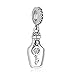 S925 En Argent Sterling Dérive Bouteille Porte-Clés Adapté Pour Original Bracelet Collier Pendentif Dame Bricolage Exquis Bijoux Cadeau