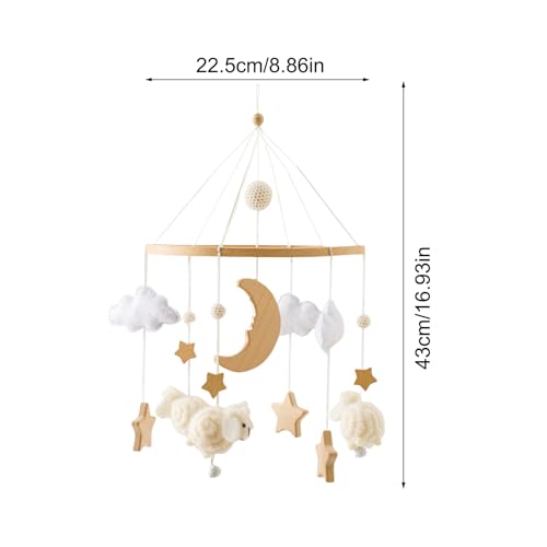 Mobile pour bébé bohème chic, le cadeau de naissance idéal pour lit - 5