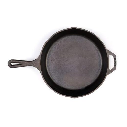 Rock Tawa Induction Base Cast Iron Tawa, 10.5 Inches, Black, 1 Piece