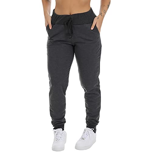 Calça Moletom Com Bolso Fristyle Feminina Adulto (M, Cinza)