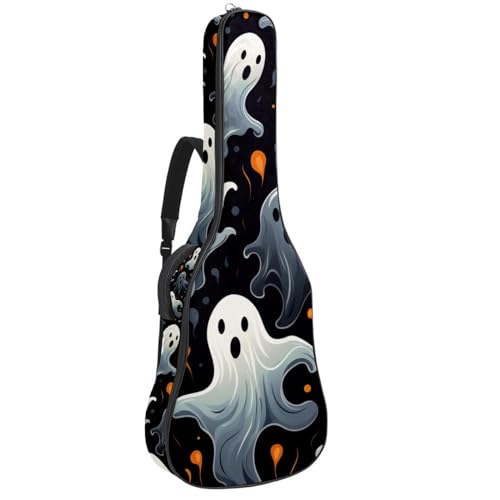 Sac de transport pour guitare acoustique 104cm, idéal pour soirées Halloween