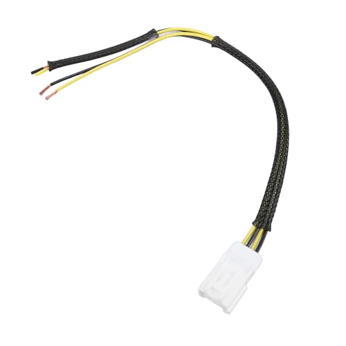 Arnés de Alambre de Subwoofer del Tronco, Plástico de Rendimiento Mejorado, Alta Resistencia, Fácil de Instalar, Mejorar la Claridad del Sonido con 2 Pares de Cables de