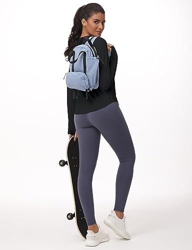 THE GYM PEOPLE Women's Long Sleeve Workout Shirts Athletic Crewneck Hiking Tops with Thumb Hole3