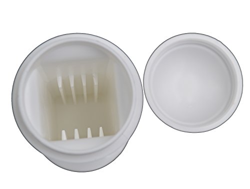 3Pk Coplin Jars - Staining - Hold 5-10 Slides Each - Polypropylene - Eisco Labs #TOP1