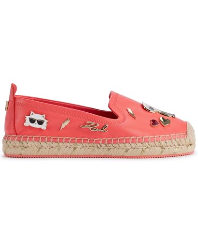 Image of Karl Lagerfeld Women's Michaela Slip on Espadrille Sandal with Pins