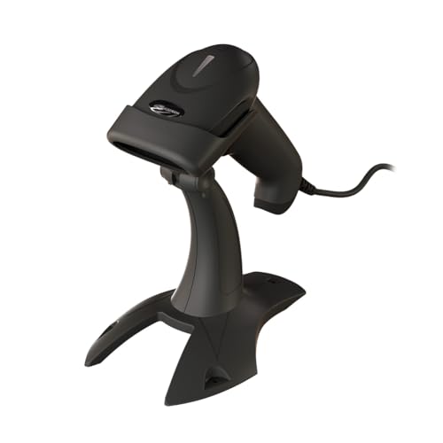 Leitor de Código de Barras C3Tech LB-50BK USB Preto, com Suporte, Le Boleto Bancário, Imagem inversa, DANFEs, Compatível com Windows, Android, Linux, MacOS