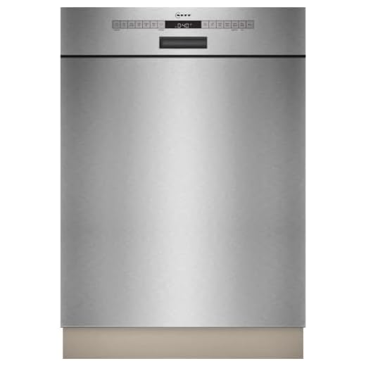 Neff S125EBS16E, N 50, lavastoviglie Smarter sottopiano 60 cm, lavabile in lavastoviglie, Made in Germany, cestino per posate, molto silenzioso, Open Dry, pulizia forte con Chef 70 °C, preferiti