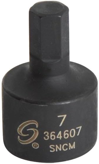 Sunex 364607 3/8-Inch 7-mm Drive Stubby Impact Hex Driver