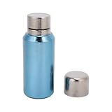 Generic Bottiglia per Infusore per tè Sottovuoto Magnetizzata a Doppio Strato Bottiglia per Acqua Pure Ti in Metallo per attività All'aperto Leggera 380 Ml (BLUE)