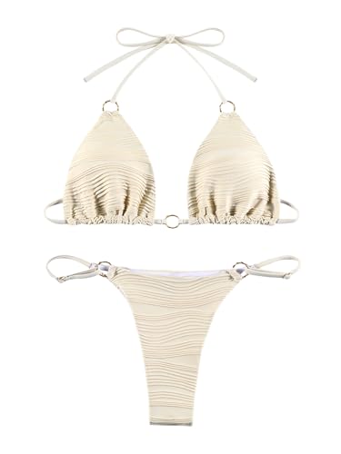 Bikini deux pièces femme string pour vos journées farniente au bord de la piscine