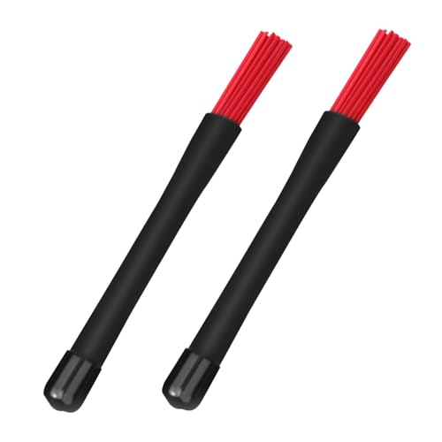 Baqueta roja para percusión de jazz y rock miniatura 1