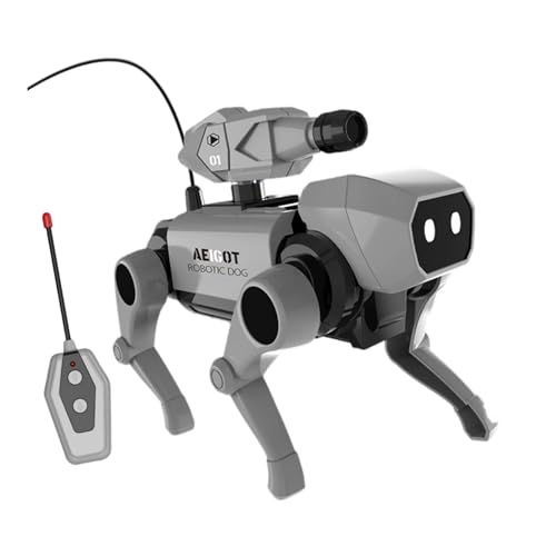 Cane Robotico - Cucciolo Robot Telecomando Con Acrobazie E Camminata - Gioco da Costruire per Bambini Giorno Compleanno Ragazzi Ragazze,Regalo Compleanno Natale Casa Giardino Camera da Viaggio