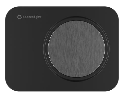 Steel Bench Block, Flat Anvil Metal Stamping Kit, Heat Treating HRC 52, Black Oxide, with Integrated Silicone Base for Stamping, Hand Engraving, Grinding and Polishing (Black)