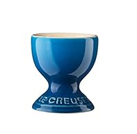 Le Creuset Stoneware Egg Cup, Marseille Blue, 5.3 x 5.3 x 5.86 cm