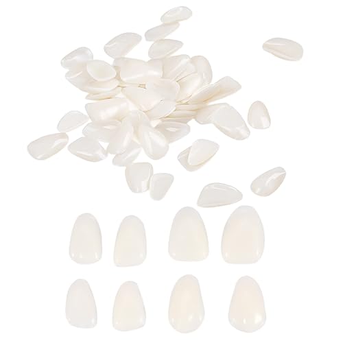 DmDoyy Kit De Reparación De Dientes, Perla Dental, Dientes Falsos Moldeables Temporales, Para Dientes Rotos Faltantes, Material De Relleno De Dientes, 50 PCS