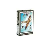 EuroGraphics WWII Aircraft Playing Cards – Cool Deck of Cards with 54 Vintage Warplane Images – Premium Professional Poker Playing Card Deck Playing Cards with Casino Finish