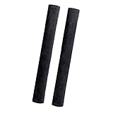 jojofuny 2個 手袋 プロテクター 冷蔵庫ハンドルスリーブ 保護的な ロック ドアハンドル 冷凍庫 食洗機 ア ス ハンドル ハンドルパッド 家電供給 フランネル Black