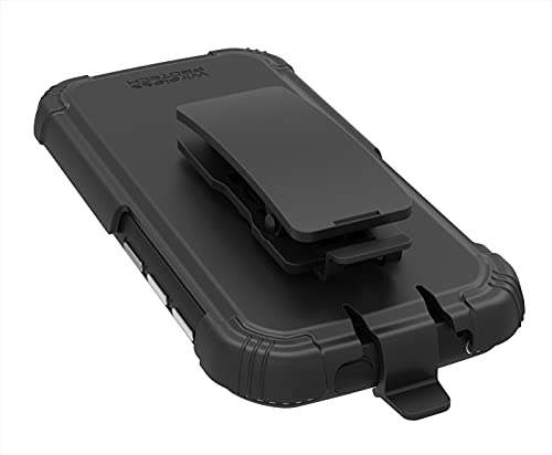 Wireless Protech Case Compatible With Cat S42 And Cat S42 H+, Secure Fit, Quick Release Latch And Heavy Duty Swivel Belt Clip Holster (Black) #TOP4