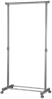Premier Housewares Clothes Hanging Rail with Wheels Clothing Rack Clothes Rails Clothing Rails Clothes Rails on Wheels 152 Cm X 80 Cm X 43 Cm
