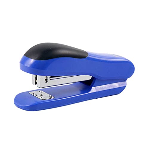 LPAOMKL 学校の事務用品および文房具のためのステープラー節電金属製のステープラー(Blue)
