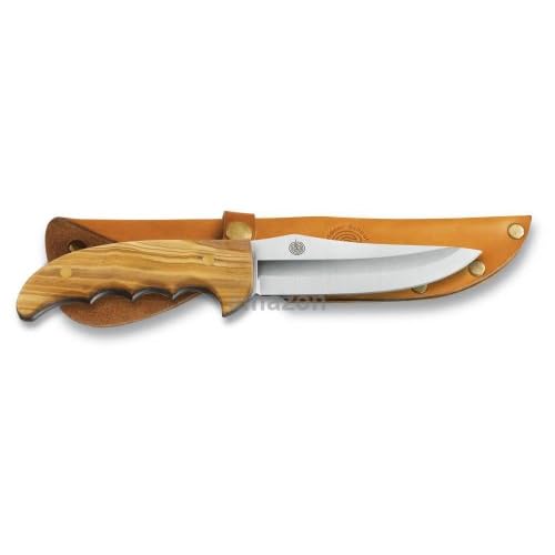 Victorinox Muela Outdoor Scout Knife, Spain made, 12 cm Straight Blade, olive wood
