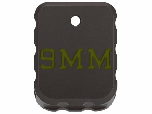 NDZ Performance Brass Magazine Base Plate for Canik TP9 – Armor Black Cerakote Finish – Laser Engraved – Fits TP9SF, TP9SFX, TP9 Elite SC – ODG Fill – 9MM Caliber