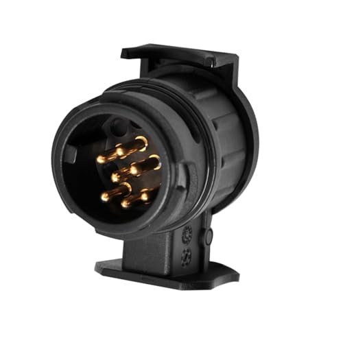 Mikinona Connettore Per Luci Rimorchio Da Pin Pin Convertitore Di Adattatore Per Cavi Luci Rimorchio Connettore Adattatore Per Camper e Traino