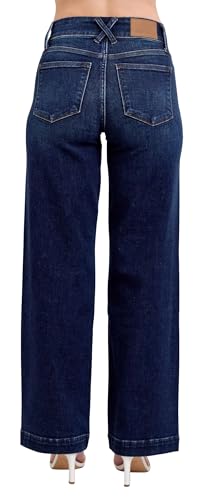 Judy Blue High Waist Wide Leg Jeans, 826422