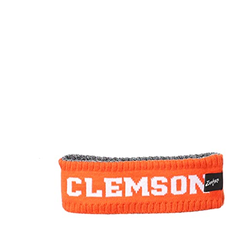 Zephyr NCAA Clemson Tigers Unisex Reversible Headband Killington, Clemson Tigers Orange, One Size