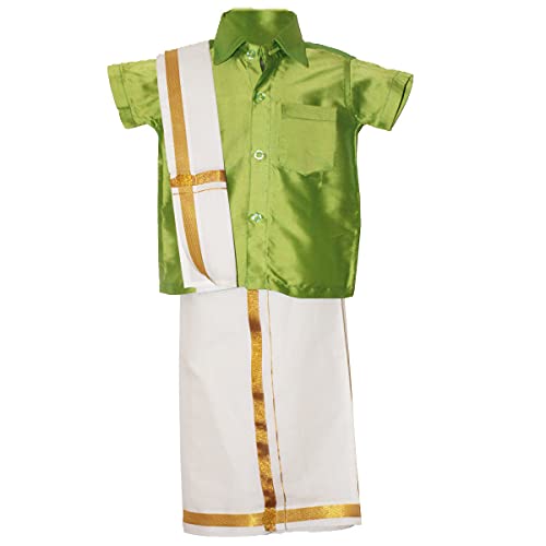 Image of MS TRENDS Boys Traditional Dhoti & Shirts SET (MSTCM - $P)