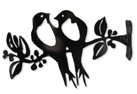 GharSajao Metal Wall Hook for Hanging Plants Bracket and Plant Stand I Plant Hanger for Pots, Bird Feeders, Planters, Lanterns, Cotton, Wind Chimes Indoor, Outdoor, Black (Sz: 12" X 8" Pk of 1) (B0DGLMVRS6) Amazon Price History, Amazon Price Tracker