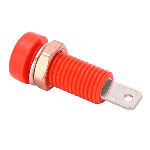 Image of 10pcs 4mm Banana Jack Socket Banana Jack Connector Panel Mount Binding Post Connector Adapter Panel for Electronic Instrument (Red)