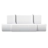 Bocchetta di Ventilazione Universale Retrattile, deflettore di Ventilazione Regolabile, Adatta a Diverse bocchette, impedisce Il Flusso d'Aria Diretto, migliora Il Comfort e l'efficienza ene