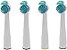 LSQtronics Paquete de 4 cabezales de repuesto para cepillo de dientes eléctrico Philips Sonicare Sensiflex HX2014, recambios compatibles Sensiflex
