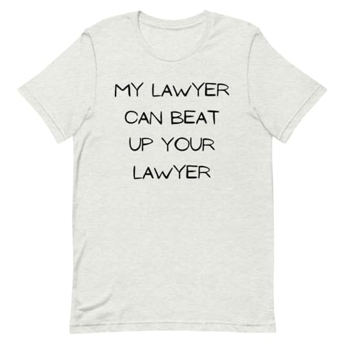Gag novelty My Lawyer Can Beat Up Your Husband pour vêtement humour avocat
