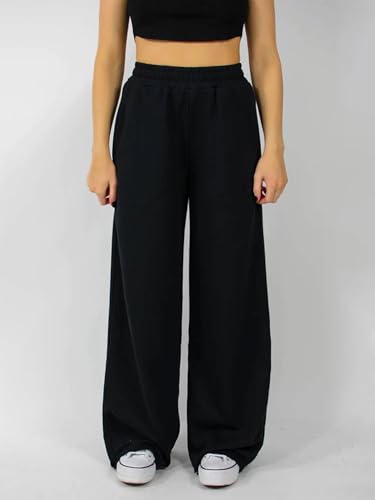 Image of PROGENY Straight Wide fit Long Length Open Bottom Jogger for Women /Trending Multi Pocket Style, Relaxed Casual Pants for Women