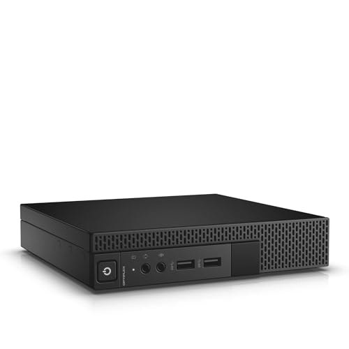Image of Tiny Desktop PC | InteI Core i5 4th Gen | 8 GB DDR4 RAM, 256 GB SSD | Win 10, MS Office | InteI HD Graphics | USB, Ethernet, DP, Black | A+ Condition