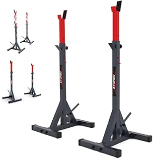 K-Sport: Reinforced barbell rack I Squat rack for barbell training I Barbell rack for effective muscle training I Squat rack I Professional fitness equipment for home