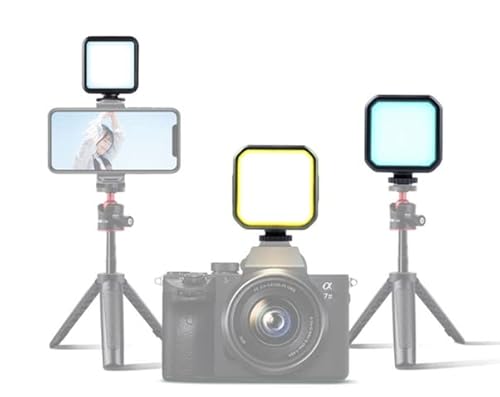Led para Câmera Portátil de Bolso RGB Fotografia Streamer Luz Led com Controle Remoto MB5014