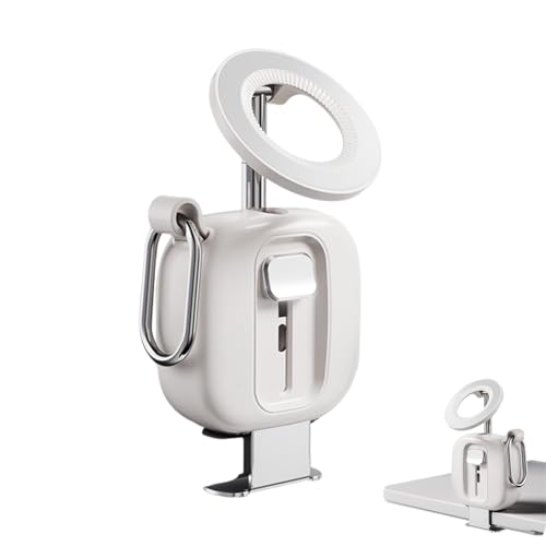 Soporte magnético para teléfono giratorio de 360 grados y diseño plegable de escritorio