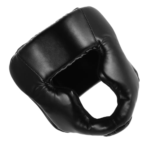 Sosoport Casco De Combate Equipo De Kárate Casco De Boxeo Facial De Boxeo Black Esponja