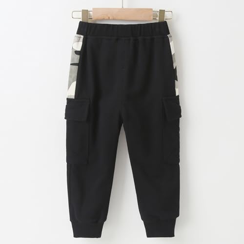 Toddler Baby Boys Joggers Pull-on Sweatpants Letter Prints Stretch School Hiking Athletic Pants Trousers Fall Outfit2