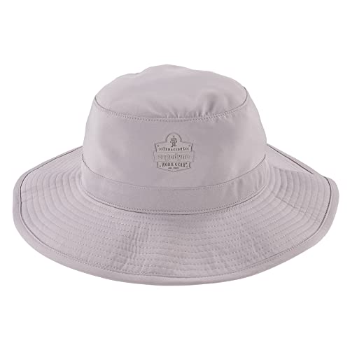 Chapeau de seau de refroidissement Ergodyne gris idéal pour le jardinage en été